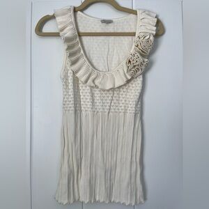 Boston Proper Crochet Knit Top